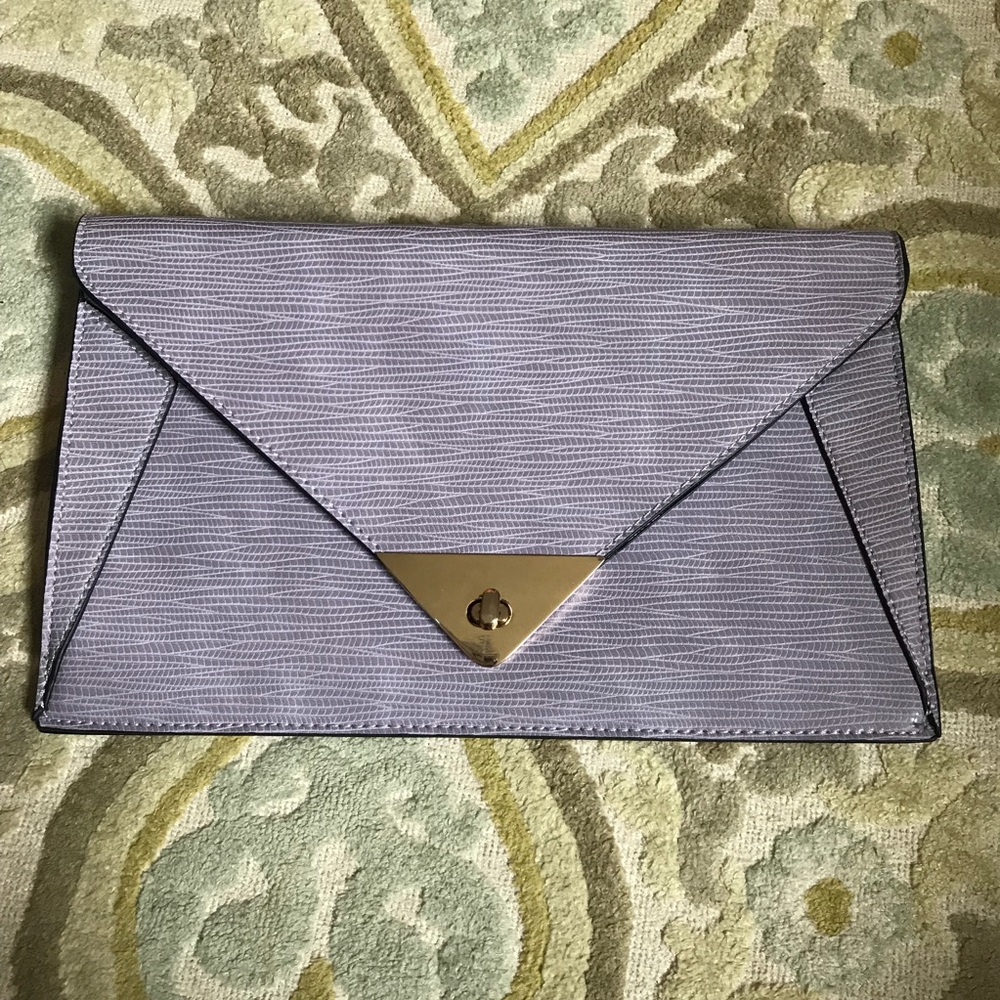 Lavender Envelope Purse/Clutch